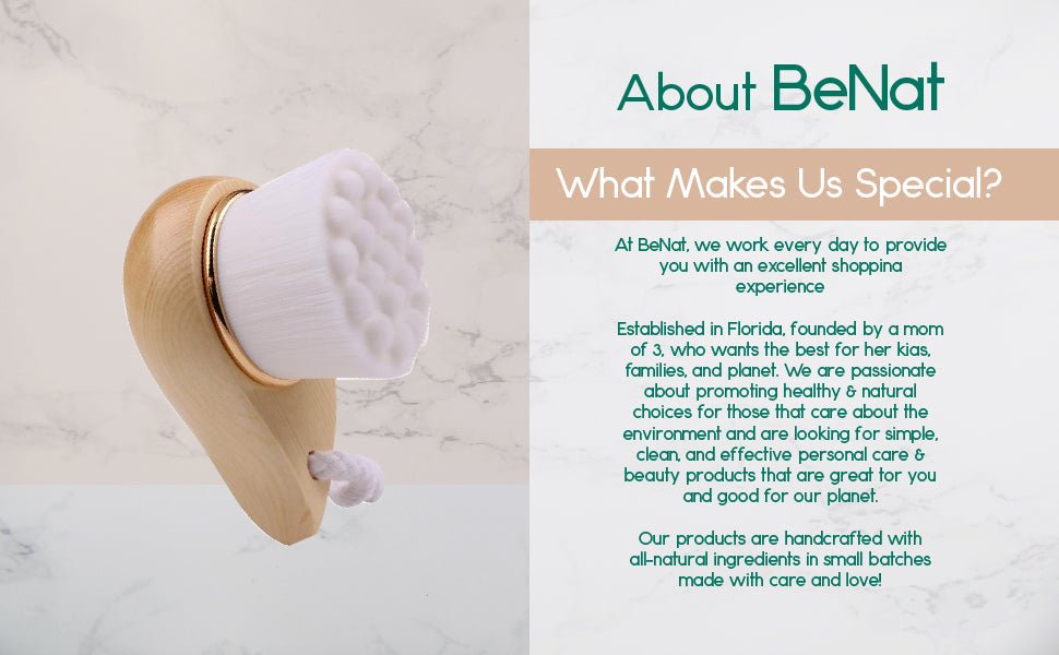 Facial Brush with Bamboo Handle - Vital proximityDC - BeNatVital proximityDC - 489132Facial Brush with Bamboo Handle