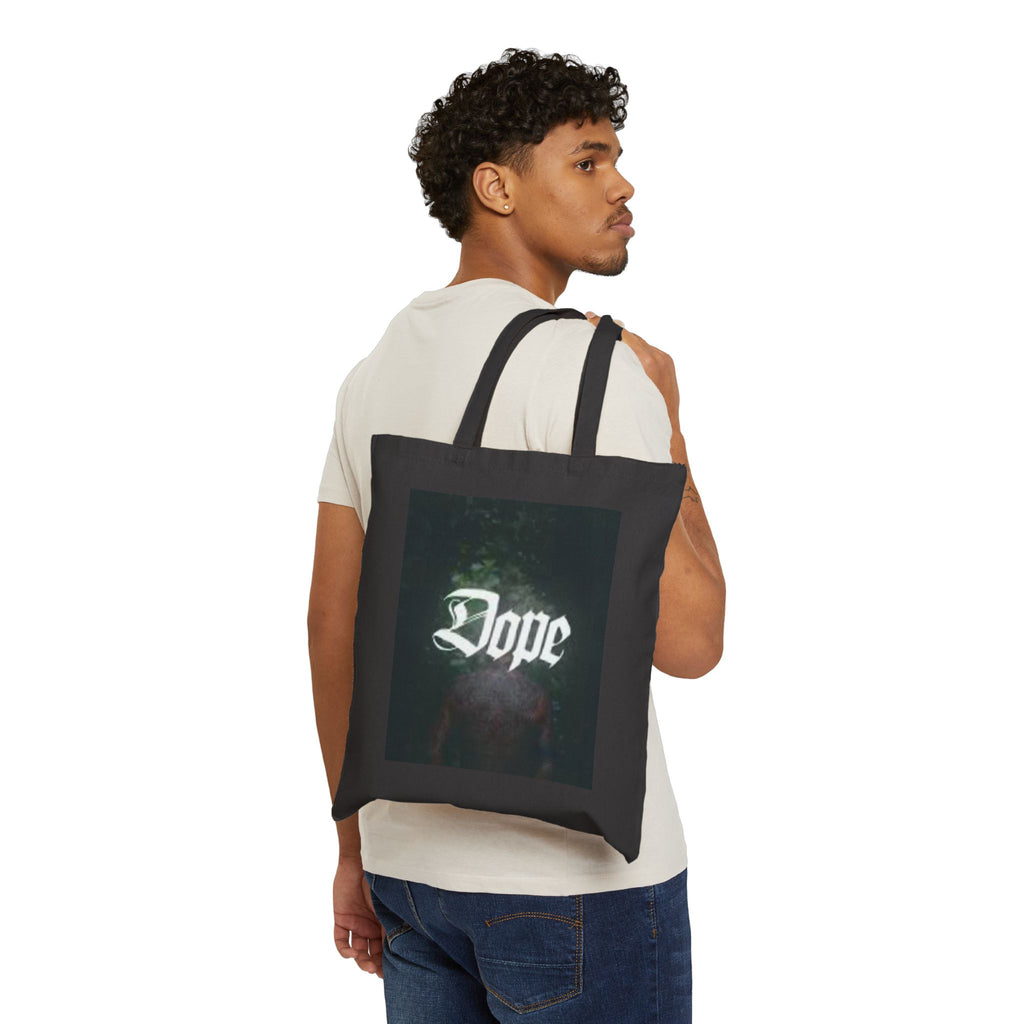 Dope Cotton Canvas Tote Bag - Stylish Reusable Shopping Tote, Gift for Trendsetters, Cool Beach Bag, Eco-Friendly Carryall
