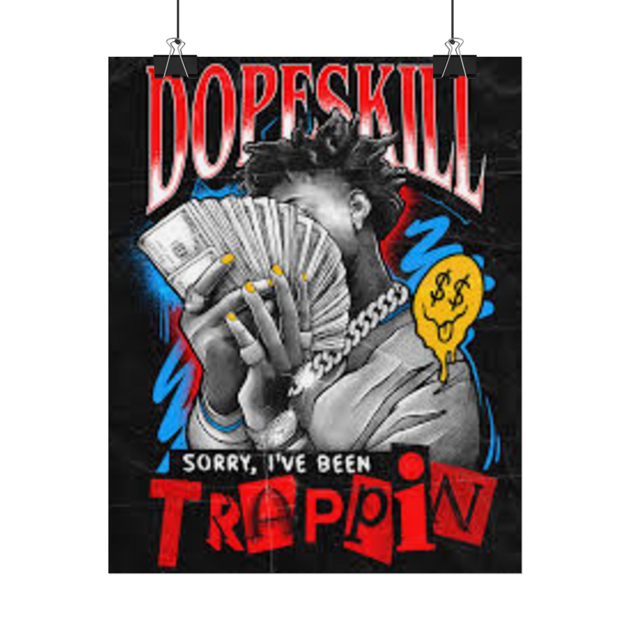 Vibrant Rolled Posters for Room Decor, Hip-Hop Art Print, Music Lovers Gift, Youthful Vibe, Trendy Wall Art