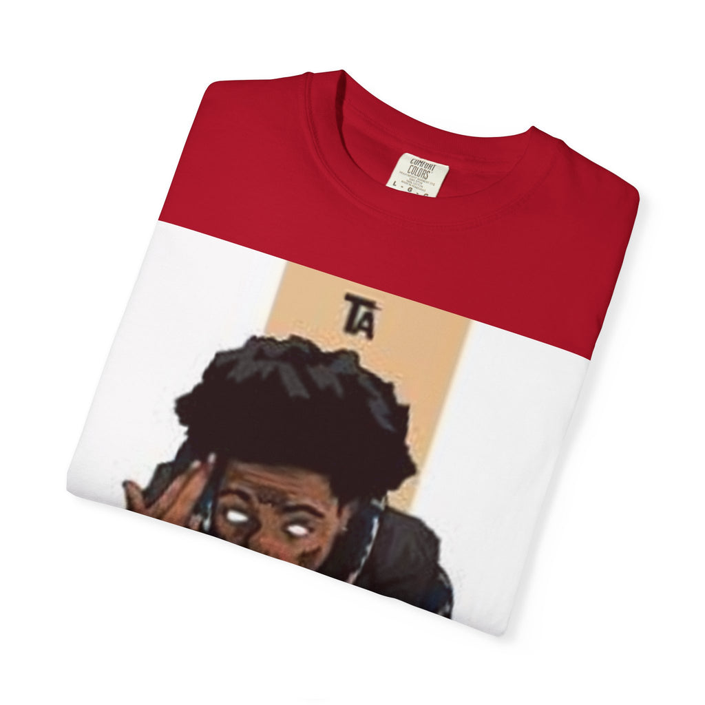 Graphic Unisex T-Shirt with Artistic Design, Casual Wear, Gift for Music Lovers, Streetwear Style, Trendy Apparel for All Occasions