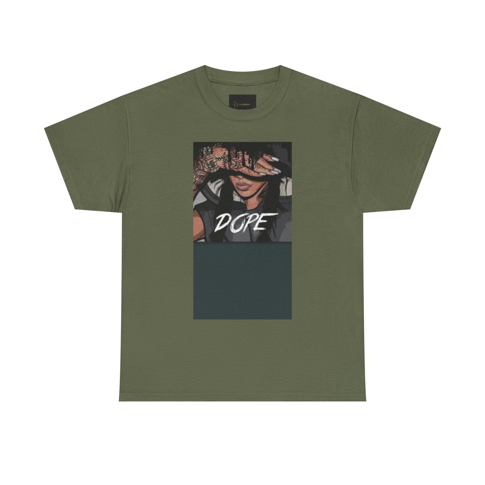 Dope Graphic Unisex Heavy Cotton Tee, Streetwear T-Shirt, Casual Wear, Gift for Him/Her, Fashion Tee, Statement Shirt