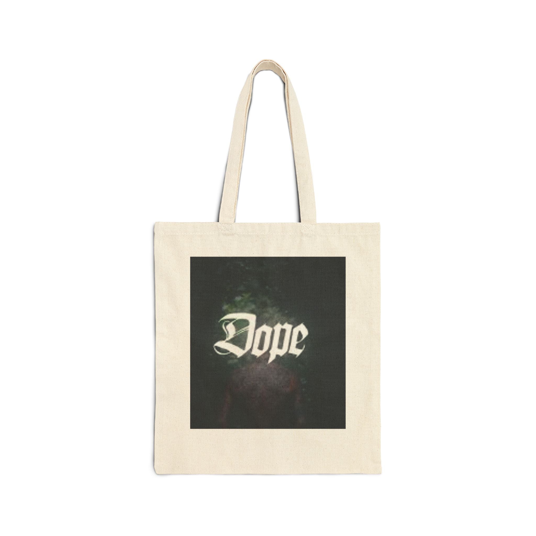 Dope Cotton Canvas Tote Bag - Stylish Reusable Shopping Tote, Gift for Trendsetters, Cool Beach Bag, Eco-Friendly Carryall