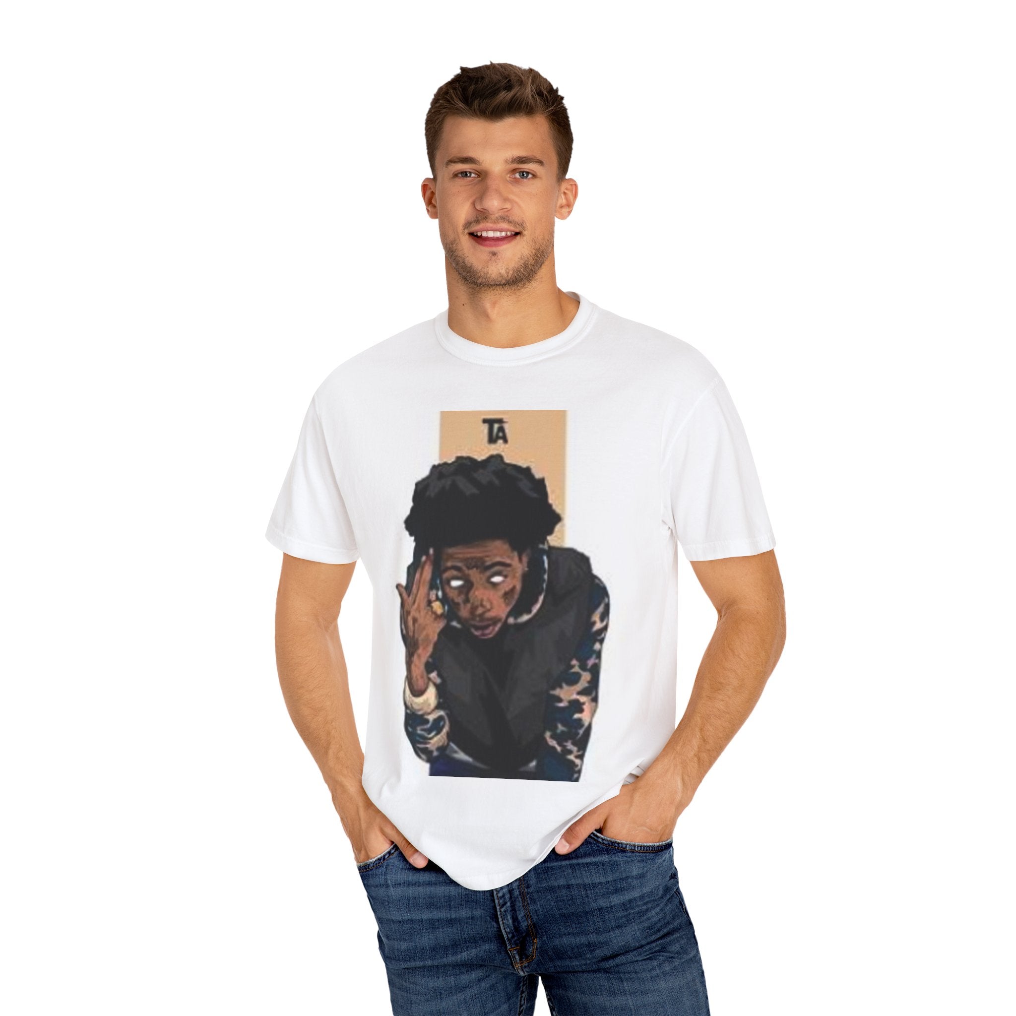 Graphic Unisex T-Shirt with Artistic Design, Casual Wear, Gift for Music Lovers, Streetwear Style, Trendy Apparel for All Occasions