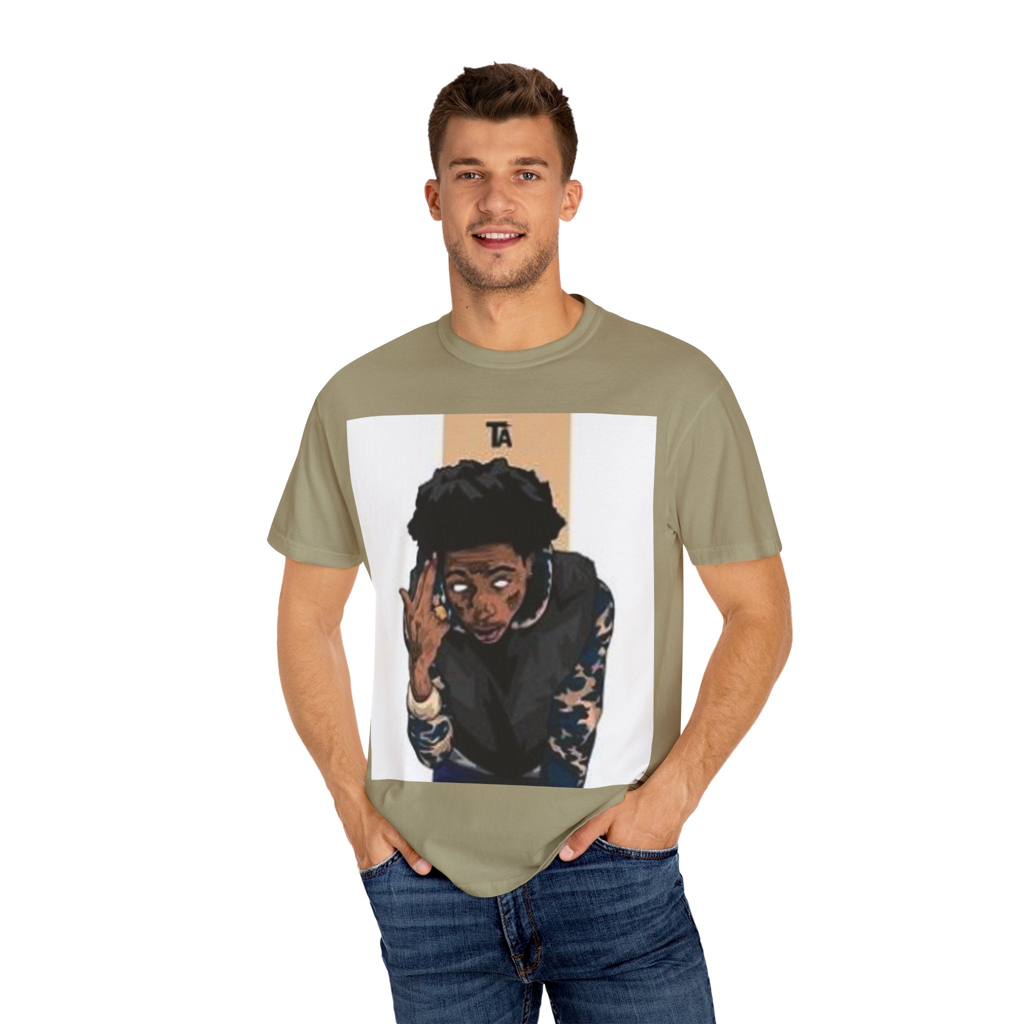Graphic Unisex T-Shirt with Artistic Design, Casual Wear, Gift for Music Lovers, Streetwear Style, Trendy Apparel for All Occasions