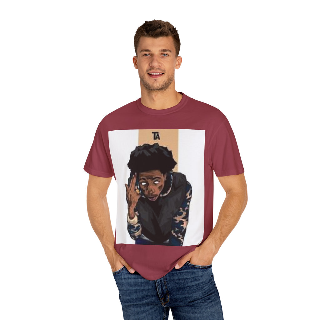 Graphic Unisex T-Shirt with Artistic Design, Casual Wear, Gift for Music Lovers, Streetwear Style, Trendy Apparel for All Occasions