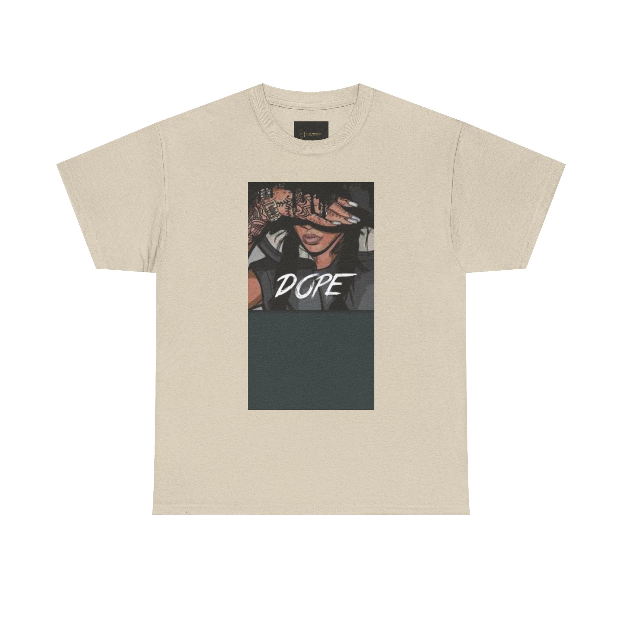 Dope Graphic Unisex Heavy Cotton Tee, Streetwear T-Shirt, Casual Wear, Gift for Him/Her, Fashion Tee, Statement Shirt