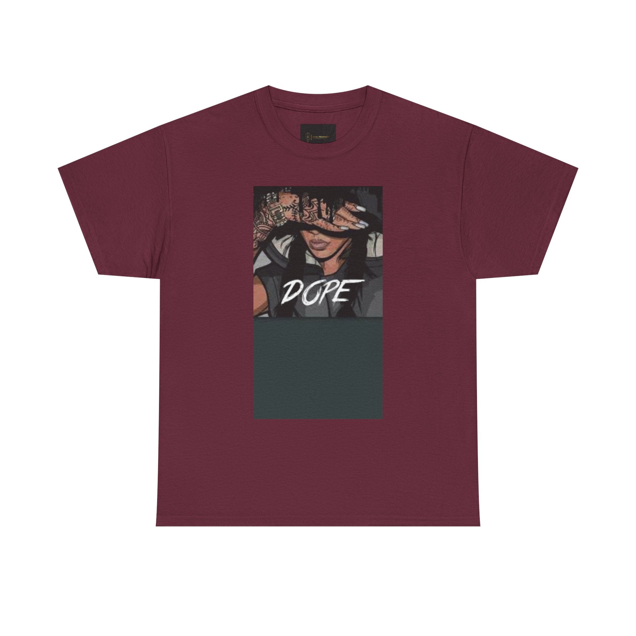 Dope Graphic Unisex Heavy Cotton Tee, Streetwear T-Shirt, Casual Wear, Gift for Him/Her, Fashion Tee, Statement Shirt