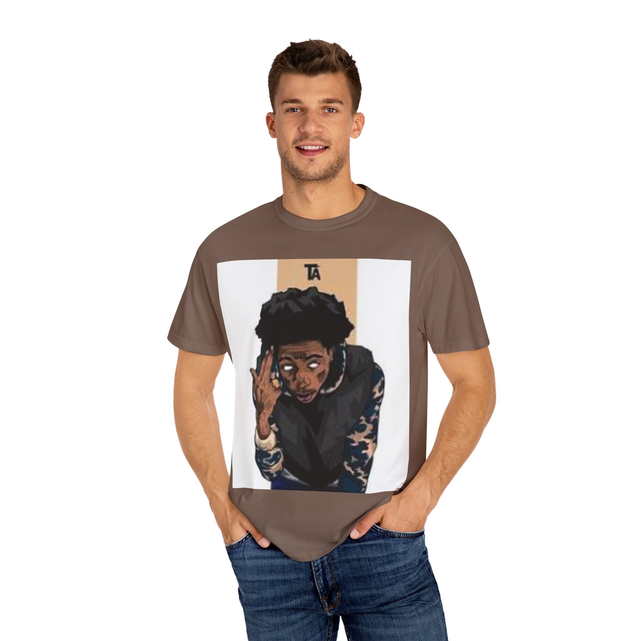 Graphic Unisex T-Shirt with Artistic Design, Casual Wear, Gift for Music Lovers, Streetwear Style, Trendy Apparel for All Occasions