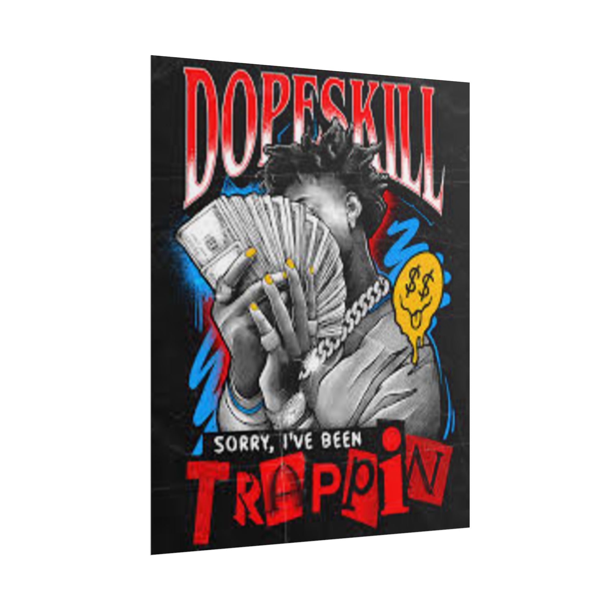 Vibrant Rolled Posters for Room Decor, Hip-Hop Art Print, Music Lovers Gift, Youthful Vibe, Trendy Wall Art