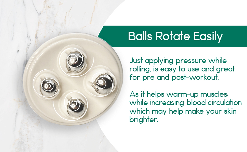 Rolling Body Massager - Vital proximityDC - BeNatVital proximityDC - 1820832WhiteRolling Body Massager