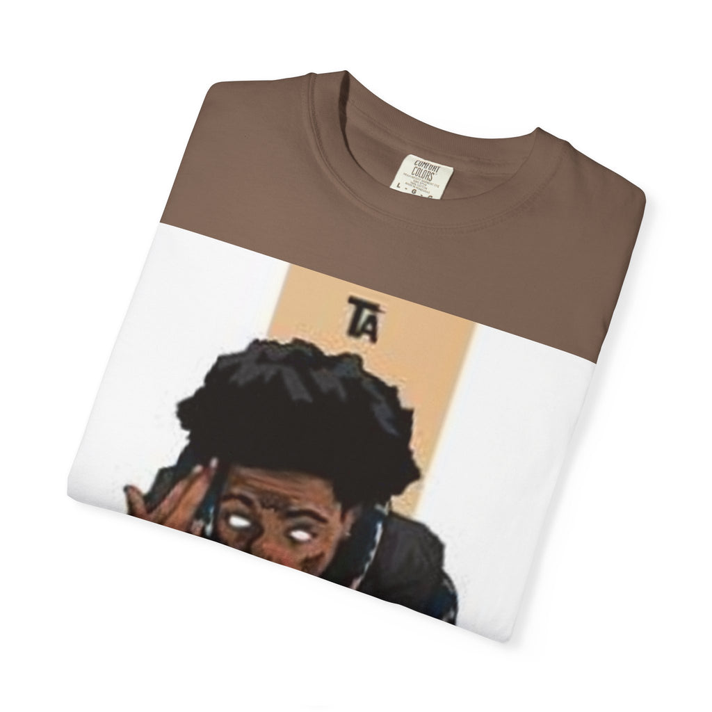 Graphic Unisex T-Shirt with Artistic Design, Casual Wear, Gift for Music Lovers, Streetwear Style, Trendy Apparel for All Occasions
