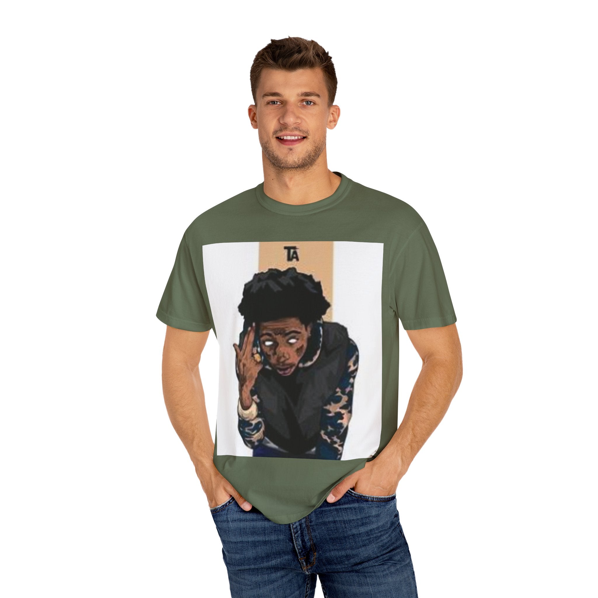 Graphic Unisex T-Shirt with Artistic Design, Casual Wear, Gift for Music Lovers, Streetwear Style, Trendy Apparel for All Occasions