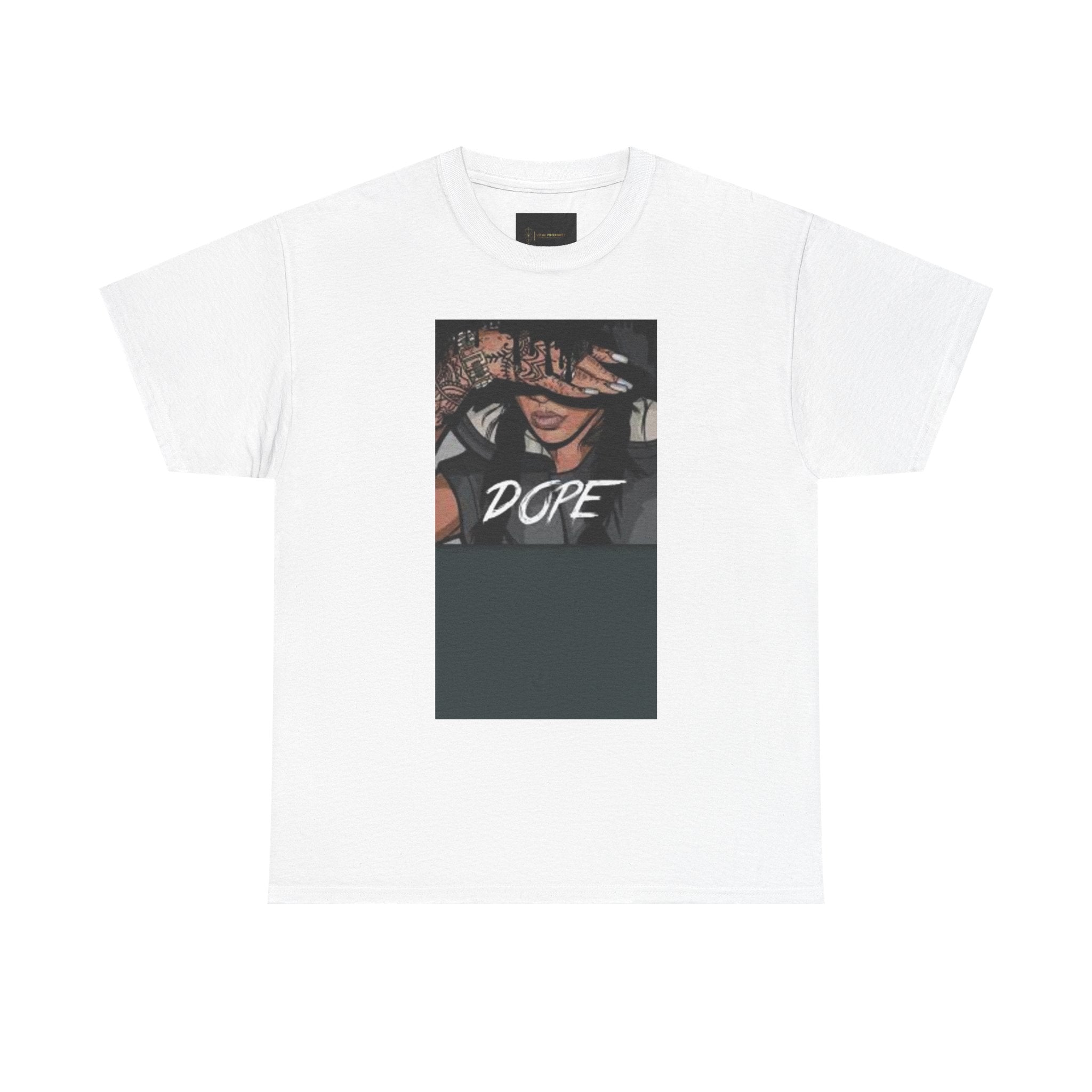 Dope Graphic Unisex Heavy Cotton Tee, Streetwear T-Shirt, Casual Wear, Gift for Him/Her, Fashion Tee, Statement Shirt