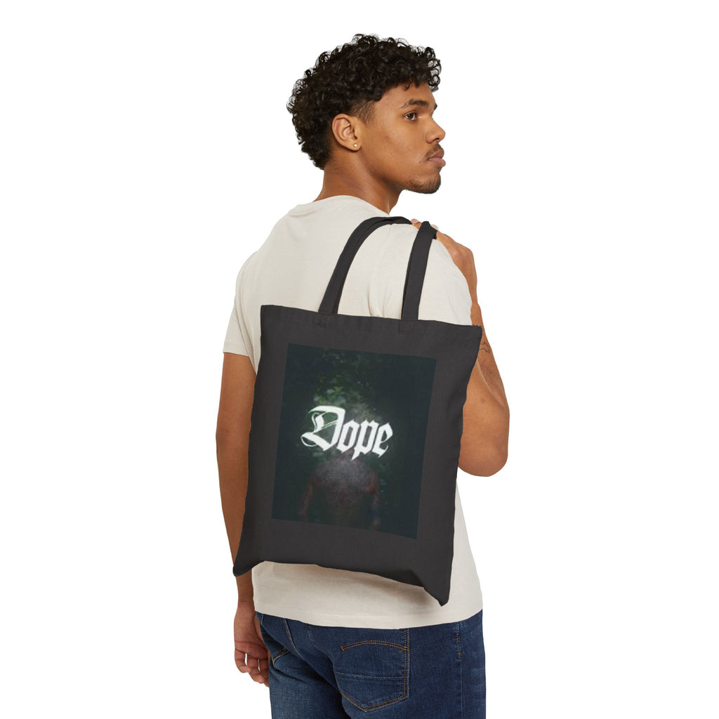 Dope Cotton Canvas Tote Bag - Stylish Reusable Shopping Tote, Gift for Trendsetters, Cool Beach Bag, Eco-Friendly Carryall