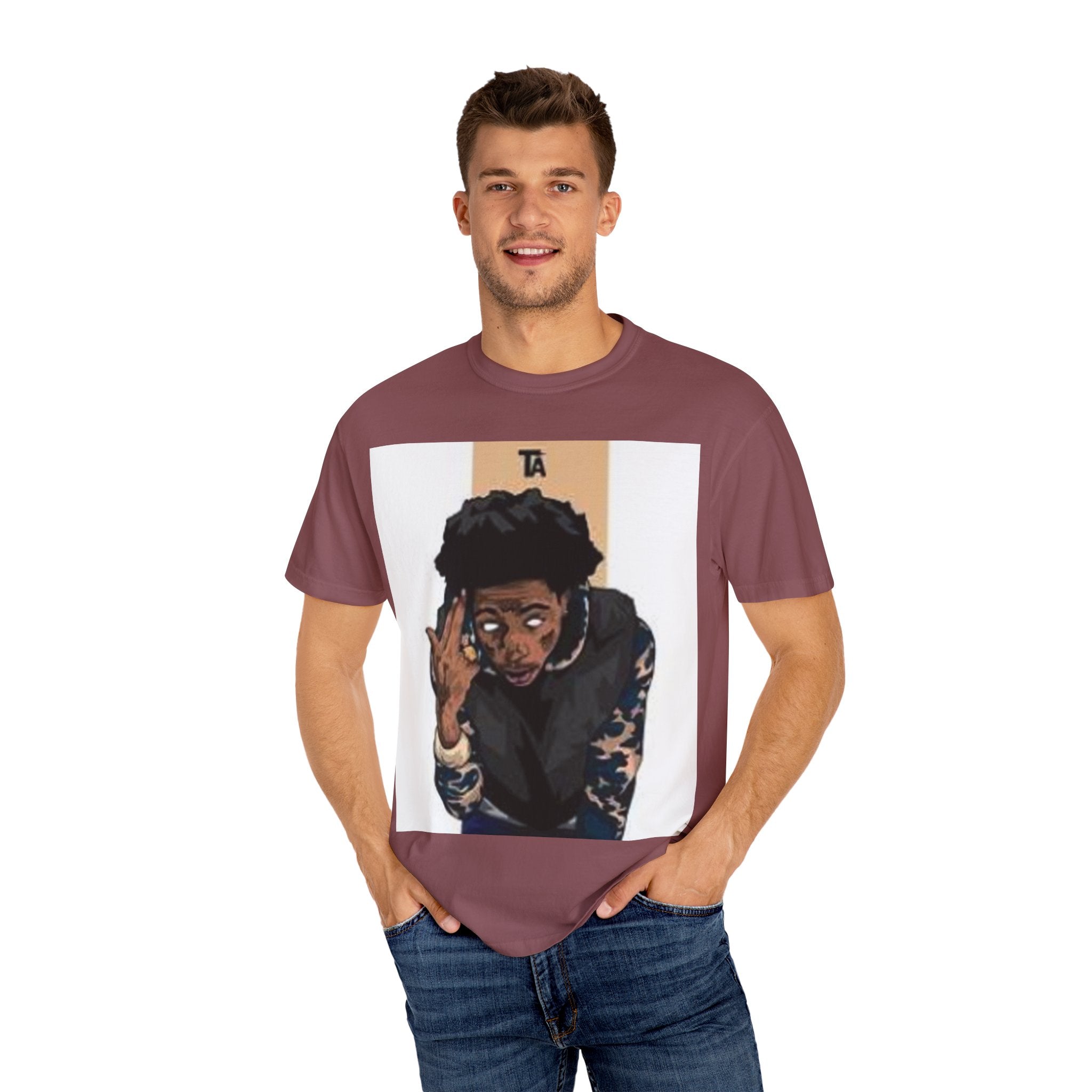 Graphic Unisex T-Shirt with Artistic Design, Casual Wear, Gift for Music Lovers, Streetwear Style, Trendy Apparel for All Occasions