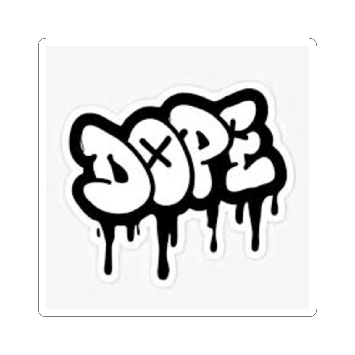 Dope Kiss-Cut Stickers | Cool Graffiti Stickers for Laptops, Water Bottles, Skateboards, Parties, and Gifts
