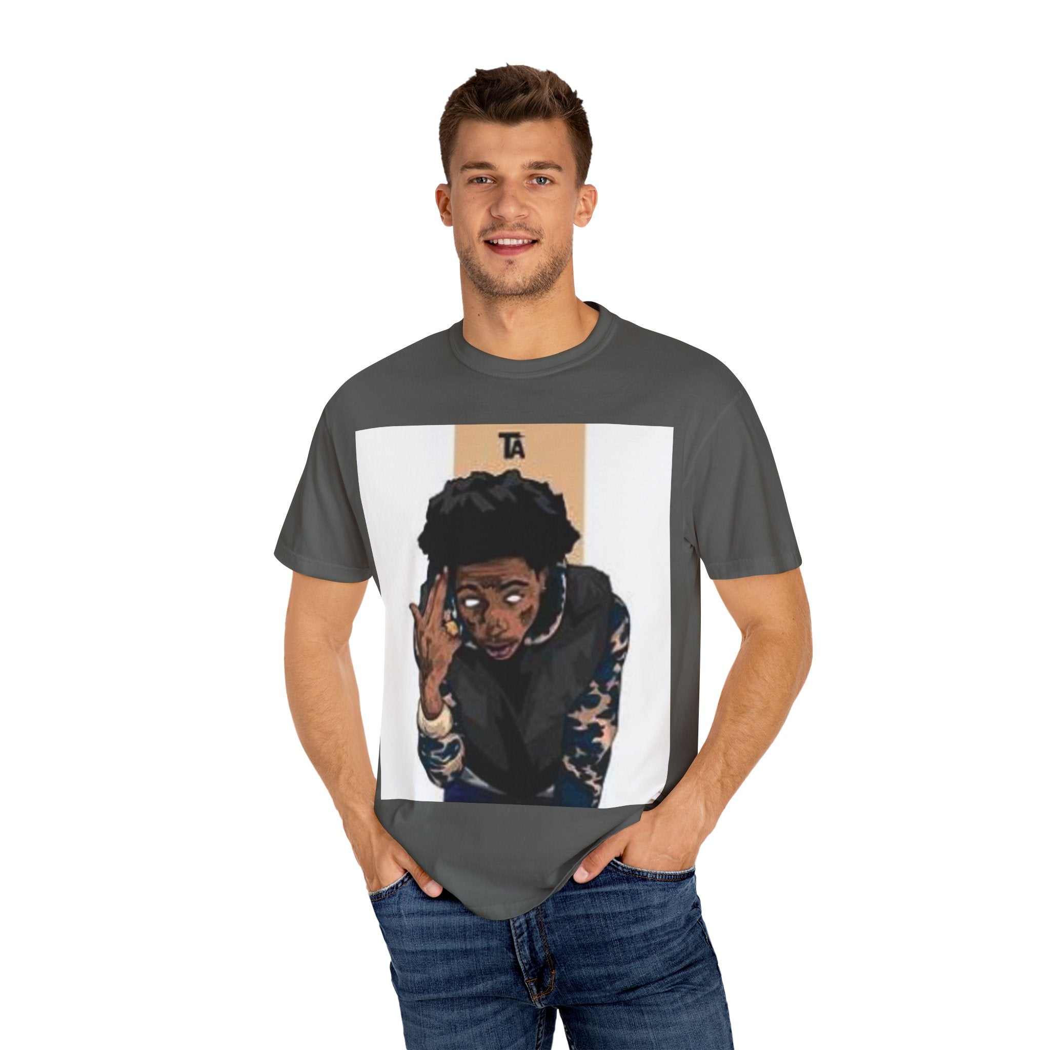 Graphic Unisex T-Shirt with Artistic Design, Casual Wear, Gift for Music Lovers, Streetwear Style, Trendy Apparel for All Occasions