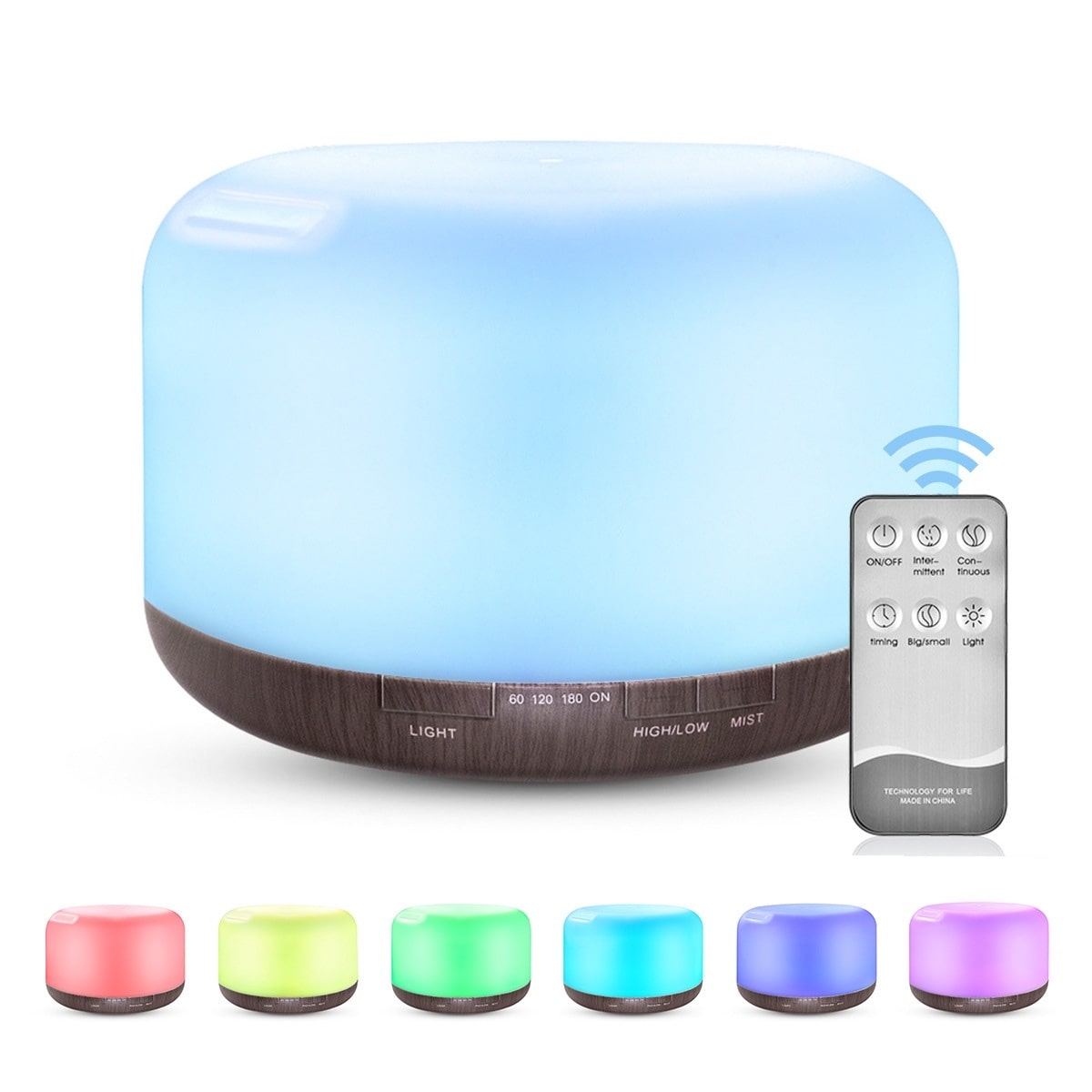 Color Changing Essential Oil Aromatherapy Diffuser With Remote - Vital proximityDC - THE CEOVital proximityDC - 2351059GlowColor Changing Essential Oil Aromatherapy Diffuser With Remote