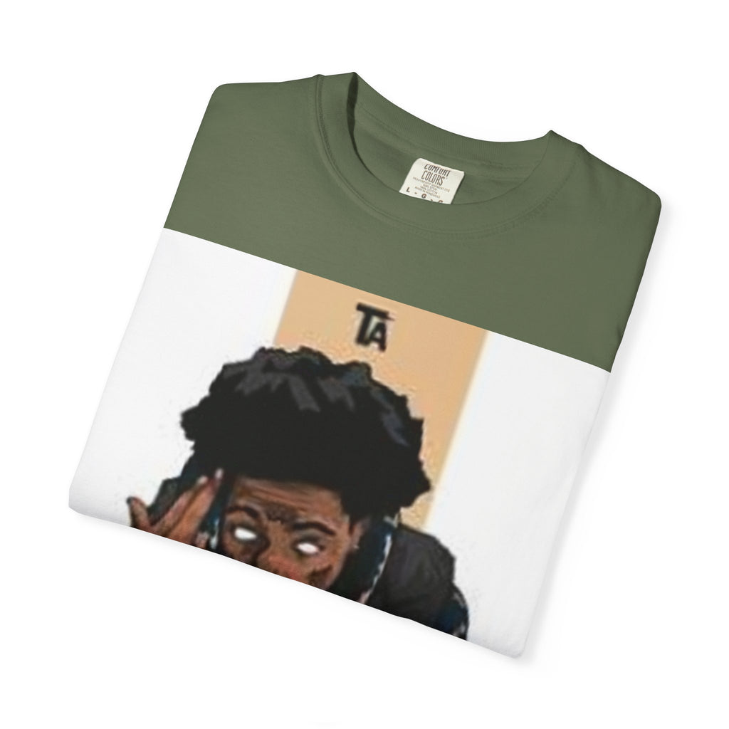 Graphic Unisex T-Shirt with Artistic Design, Casual Wear, Gift for Music Lovers, Streetwear Style, Trendy Apparel for All Occasions
