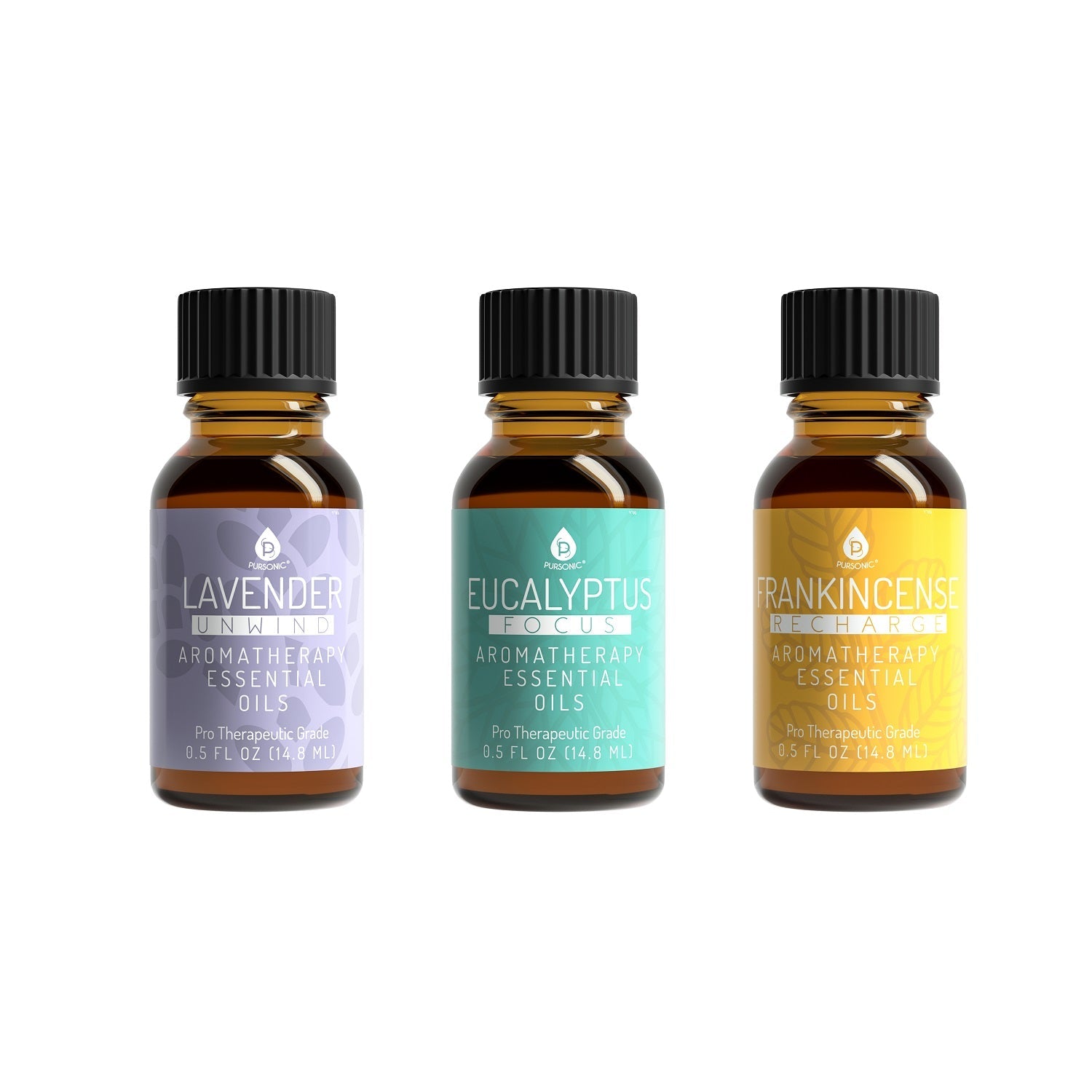 3 Pack Aromatherapy Essential oils (Lavender, Eucalyptus, Frankincense) - Vital proximityDC - PURSONICVital proximityDC - 28764313 Pack Aromatherapy Essential oils (Lavender, Eucalyptus, Frankincense)