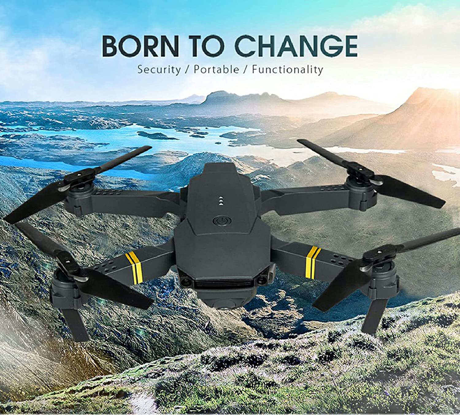 4K HD Dual Camera RC FPV WiFi Portable Wide Angle Foldable Quadcopter Drone - Vital proximityDC - THE CEOVital proximityDC - 2349829Gold4K HD Dual Camera RC FPV WiFi Portable Wide Angle Foldable Quadcopter Drone