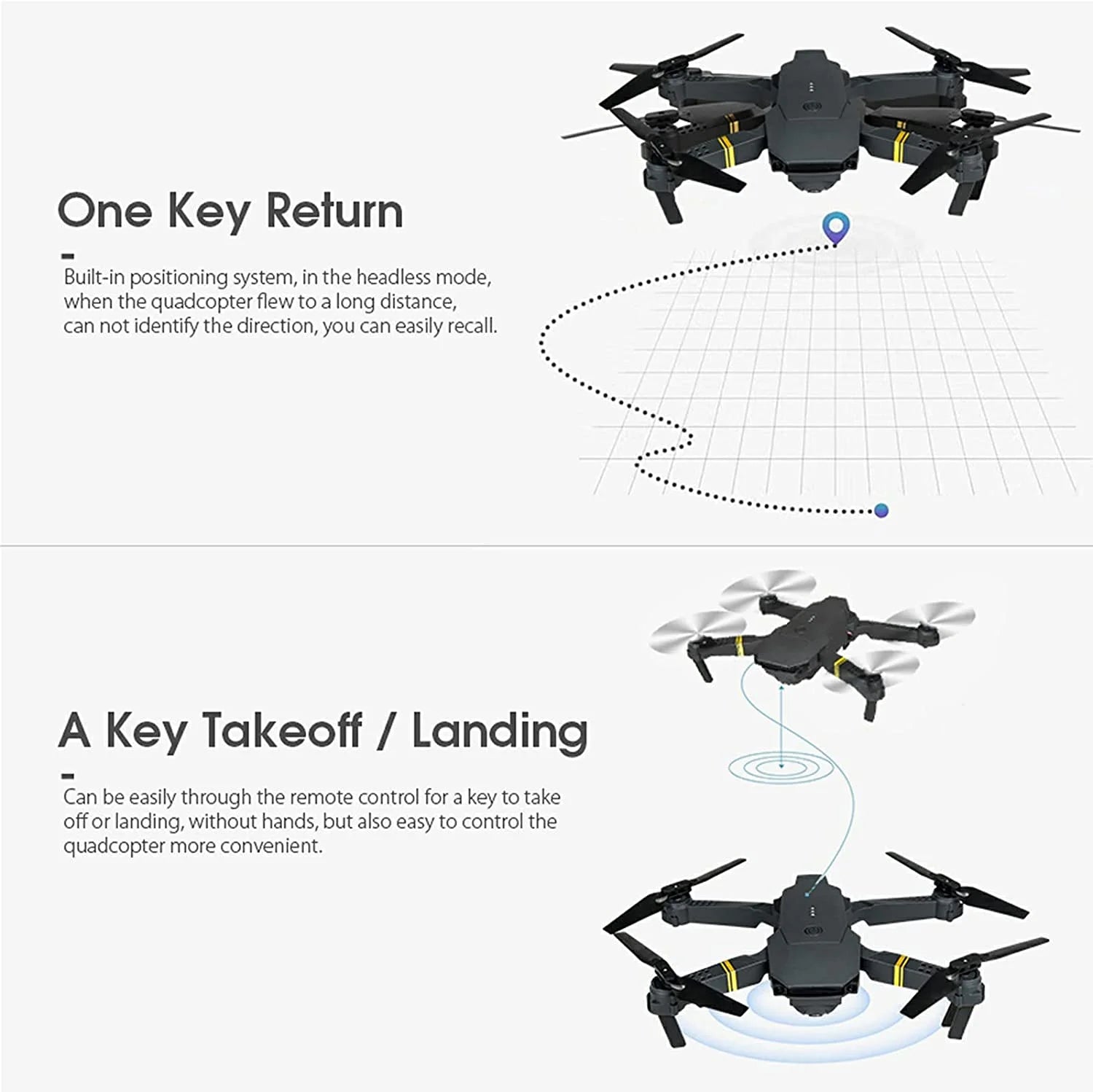 4K HD Dual Camera RC FPV WiFi Portable Wide Angle Foldable Quadcopter Drone - Vital proximityDC - THE CEOVital proximityDC - 2349829Gold4K HD Dual Camera RC FPV WiFi Portable Wide Angle Foldable Quadcopter Drone