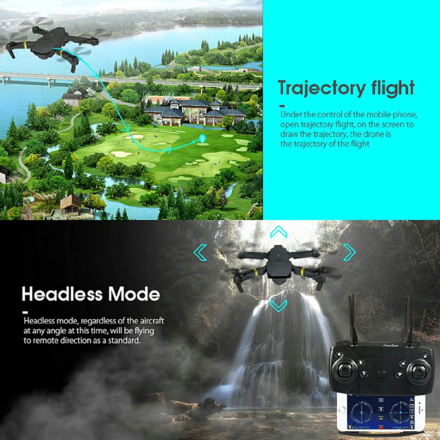 4K HD Dual Camera RC FPV WiFi Portable Wide Angle Foldable Quadcopter Drone - Vital proximityDC - THE CEOVital proximityDC - 2349829Gold4K HD Dual Camera RC FPV WiFi Portable Wide Angle Foldable Quadcopter Drone