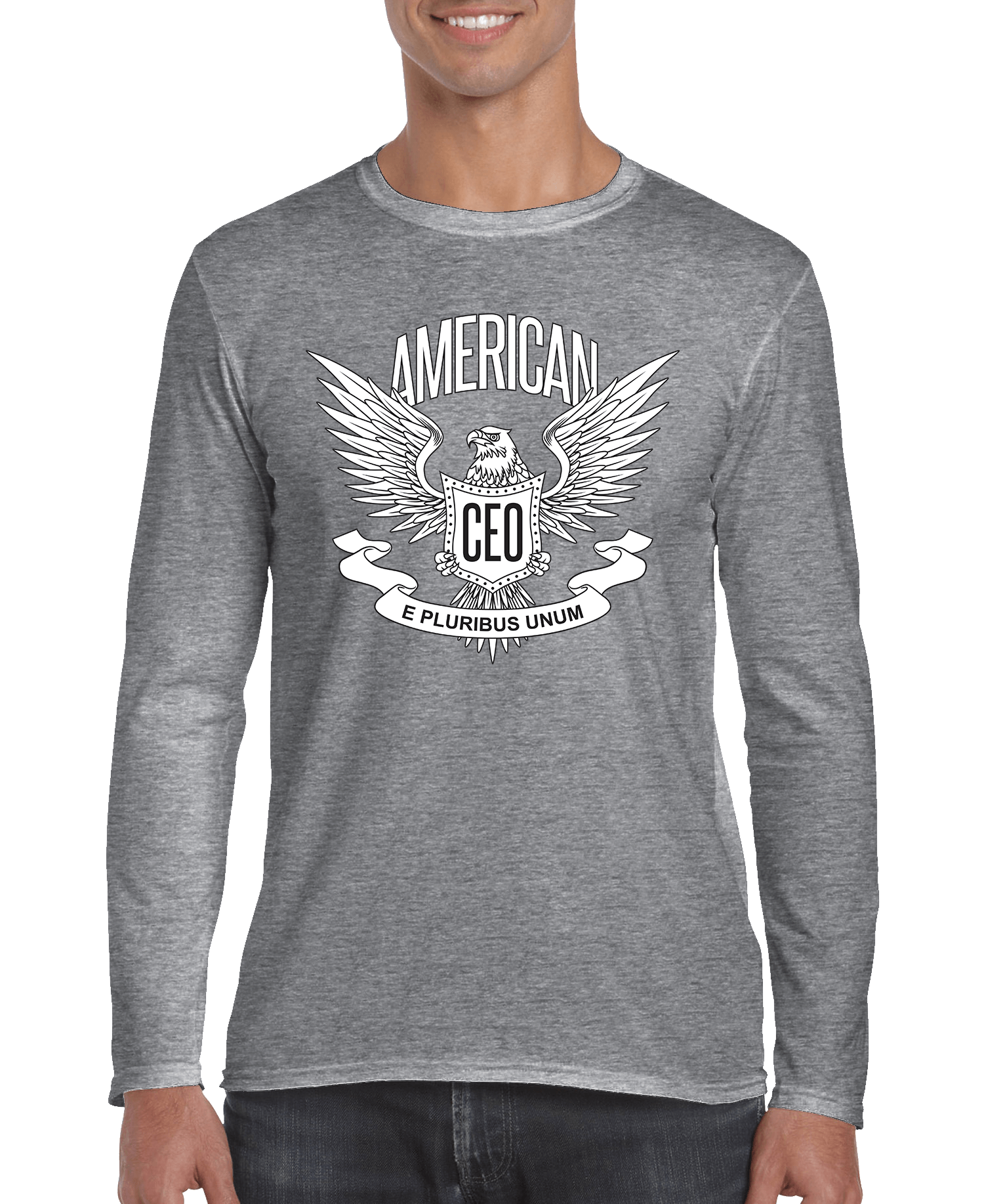 American CEO Patriotic Eagle Men's Long Sleeve Shirt - Vital proximityDC - THE CEOVital proximityDC - 2349928Red / 3XLAmerican CEO Patriotic Eagle Men's Long Sleeve Shirt