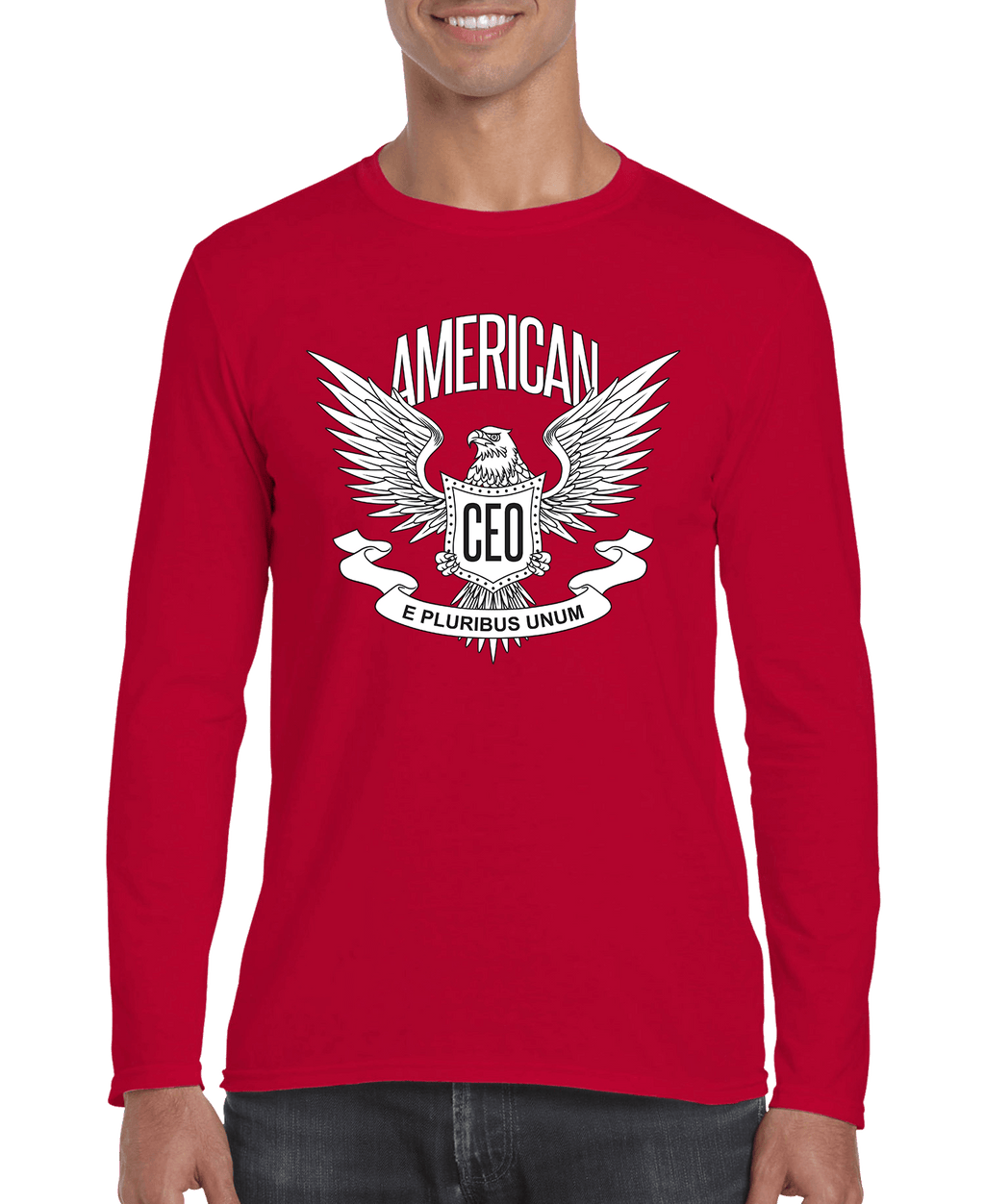 American CEO Patriotic Eagle Men's Long Sleeve Shirt - Vital proximityDC - THE CEOVital proximityDC - 2349928Red / 3XLAmerican CEO Patriotic Eagle Men's Long Sleeve Shirt