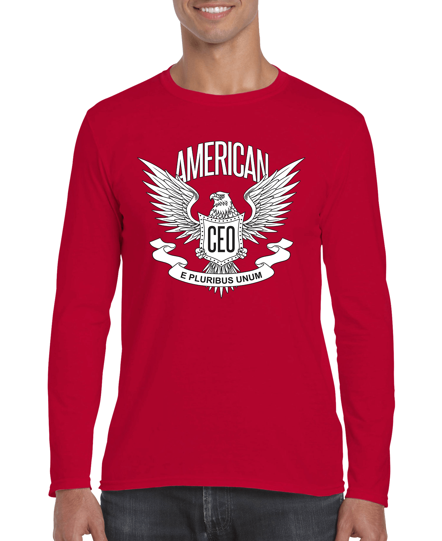 American CEO Patriotic Eagle Men's Long Sleeve Shirt - Vital proximityDC - THE CEOVital proximityDC - 2349928Red / 3XLAmerican CEO Patriotic Eagle Men's Long Sleeve Shirt