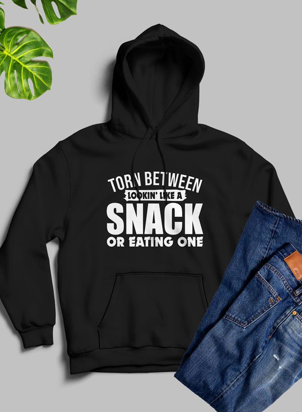 Torn Between Lookin Like A Snack Or Eating One Hoodie - Vital proximityDC - Merch MallowVital proximityDC - 2070808Black / XXX - LargeTorn Between Lookin Like A Snack Or Eating One Hoodie