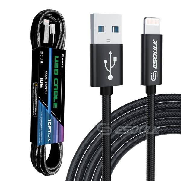10FT USB Cable For IPhone XS/XR/XS MAX 1.7A - Vital proximityDC - THE CEOVital proximityDC - 2349672Blue10FT USB Cable For IPhone XS/XR/XS MAX 1.7A