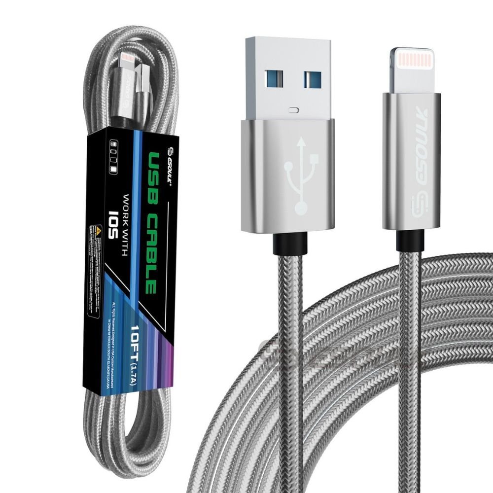 10FT USB Cable For IPhone XS/XR/XS MAX 1.7A - Vital proximityDC - THE CEOVital proximityDC - 2349672Blue10FT USB Cable For IPhone XS/XR/XS MAX 1.7A